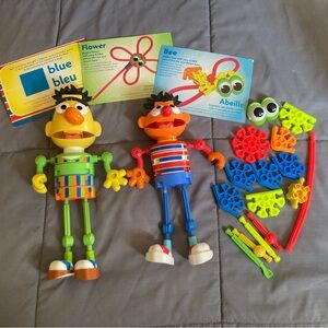 Vintage Sesame Street Bert & Ernie KNEX set